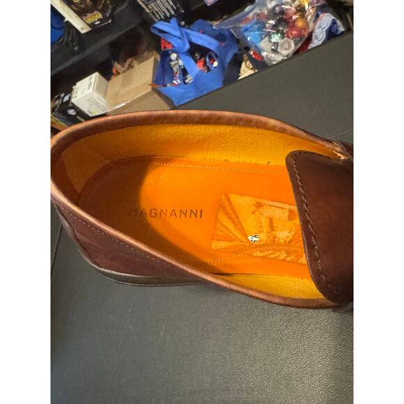 Magnanni Loafers Cognac Men’s 11 17533 Made in Spain.